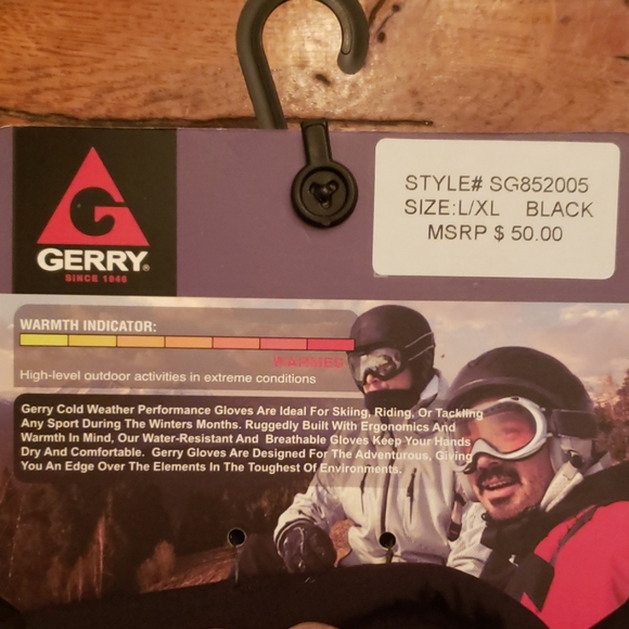 NWT - GERRY Cold Weather ALL-ACTIVITY Gloves - Picture 3 of 6